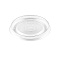 Крышка для бумажного контейнера круглая D=100мм для 500мл Round Bowl PP lid 100 цвет прозр. OSQ (х600)
